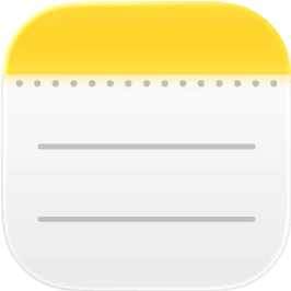 Apple Notes app icon